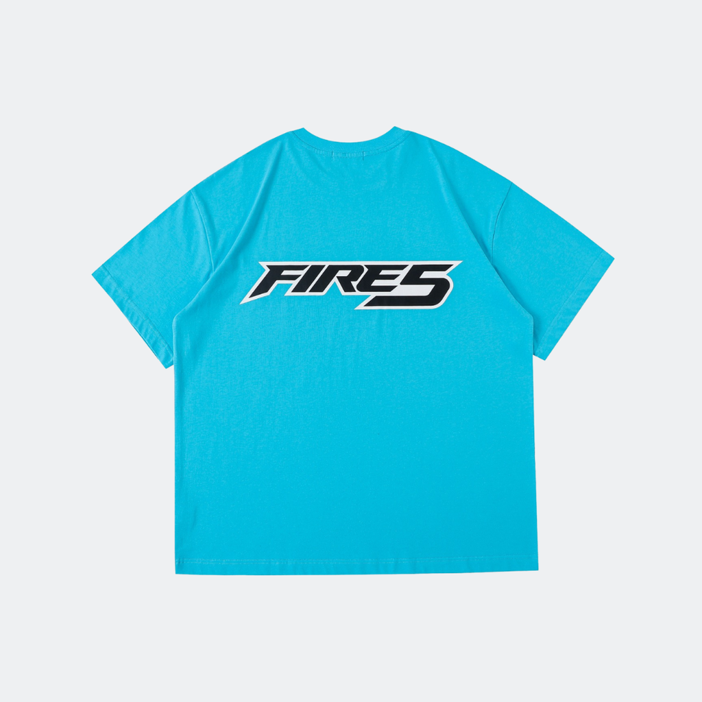 FIRE 5 O/S T-SHIRT - TEAL