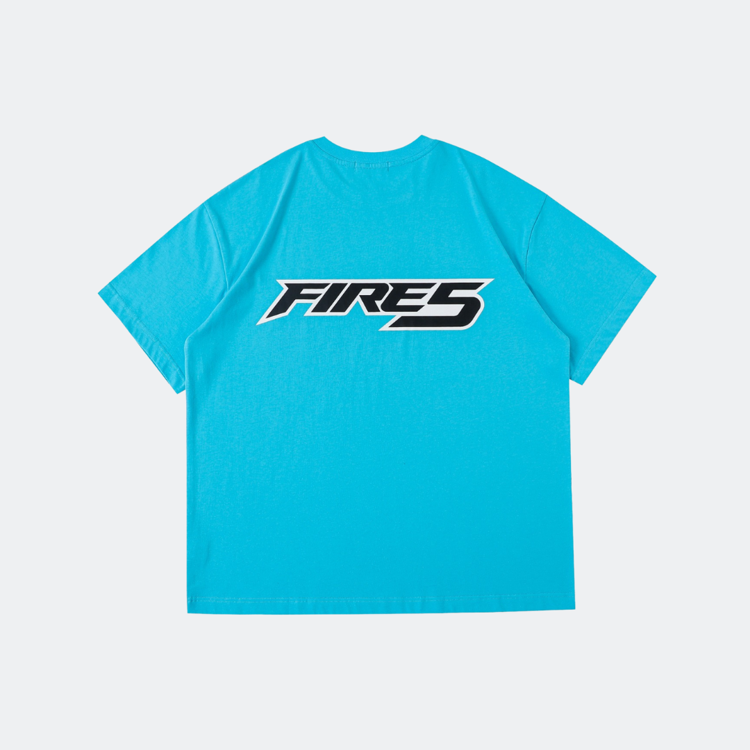 FIRE 5 O/S T-SHIRT - TEAL