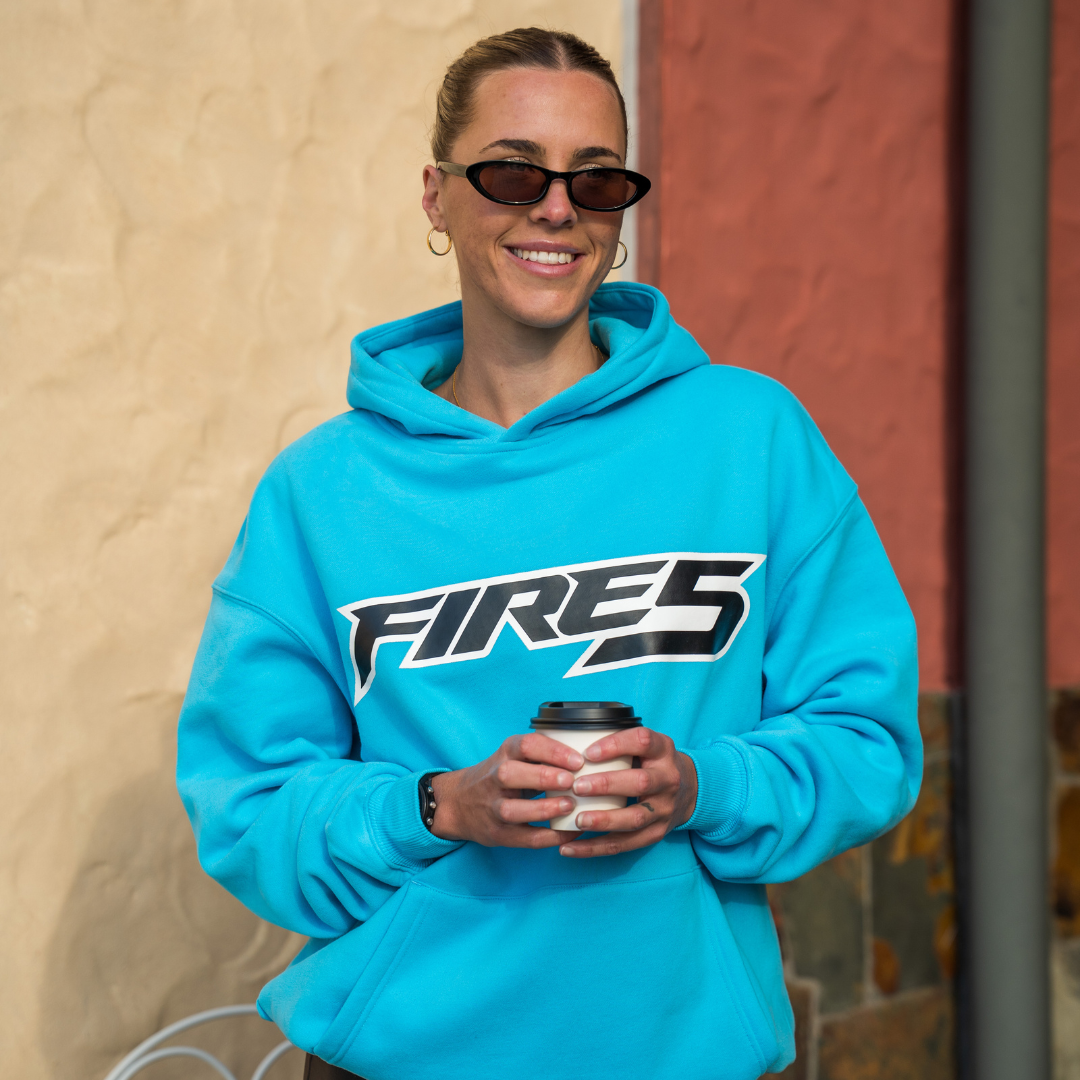 FIRE 5 HOOD - TEAL